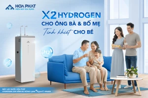 Máy lọc nước Hydrogen ion kiềm Hòa Phát: Công nghệ lọc đa tầng kết hợp điện phân