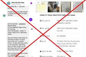 Quảng Ngãi: Giả Điện Máy Xanh, Lazada, Shopee để lừa đảo 