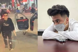 Công an tạm giữ nam tài xế cầm dao chém nhiều nhát vào lốp xe buýt