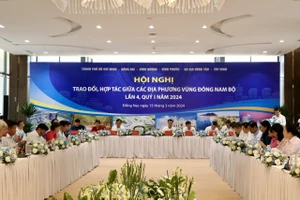 Hội nghị trao đổi, hợp tác giữa các địa phương vùng Đông Nam Bộ lần thứ tư năm 2024.