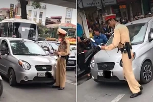 CSGT không nên chặn đầu xe ô tô người vi phạm?