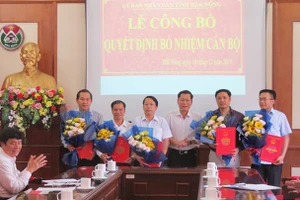 Nhân sự mới tỉnh Đắk Nông