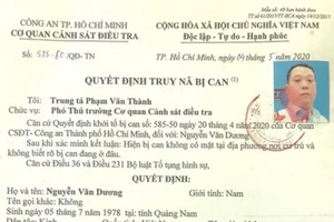 Công an truy nã giám đốc Công ty CP Dịch vụ Mypay Điện Toán