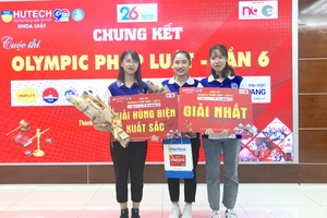 Trường Đại học Sài Gòn đoạt giải nhất Olympic pháp luật