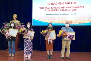 Báo Pháp Luật TP.HCM đoạt giải báo chí MTTQVN TP.HCM