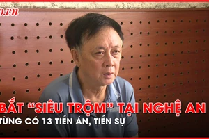 Bắt 'siêu trộm' từng có 13 tiền án, tiền sự 