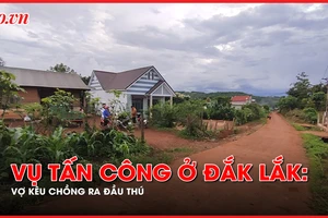 VIDEO: Vùng quê bàng hoàng, vợ nén đau thương kêu chồng ra đầu thú