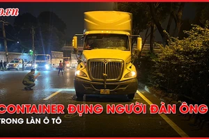 Video: Người đàn ông bị xe container cán chết trên Quốc lộ 1