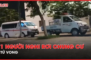 Video: Nam thanh niên nghi rơi chung cư tử vong ở Bình Dương