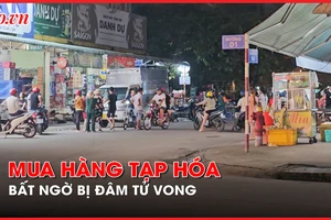 Video: Dừng xe vào cửa hàng mua đồ, thanh niên bất ngờ bị đâm tử vong