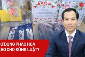 Mua bán, sử dụng pháo hoa sao cho đúng luật?