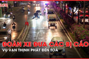 Video: Đoàn xe đưa các bị cáo vụ Vạn Thịnh Phát đến tòa từ sáng sớm