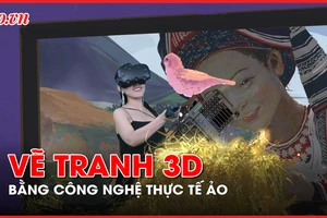 Video: Cô gái vẽ tranh công nghệ thực tế ảo