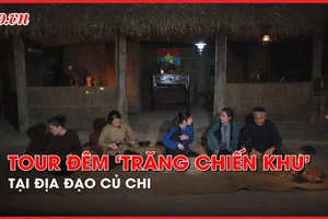 Video: Trải nghiệm tour ban đêm 'Trăng chiến khu' tại địa đạo Củ Chi