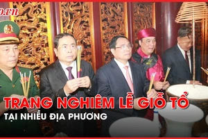 Video: Trang nghiêm lễ Giỗ tổ Hùng Vương tại nhiều địa phương trên cả nước