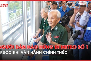 Video: Người dân hào hứng đi Metro số 1 TP.HCM trước khi tuyến vận hành thương mại
