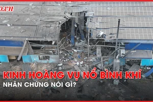 Video: Nhân chứng vụ nổ bình khí kể lại giây phút kinh hoàng