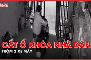 Video: Cắt ổ khóa nhà dân, trộm liên tiếp 2 xe máy đắt tiền