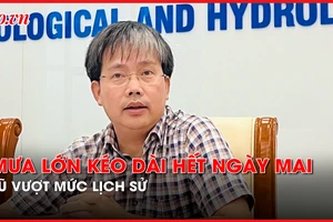 Dự báo sau ngày mai mưa ở phía Bắc mới giảm, nhiều sông lũ vượt mức lịch sử