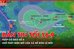 Bản tin tối: Bão số 4 bao giờ vào Biển Đông?; Hồ thủy điện tiếp tục mở cửa xả để đón lũ mới