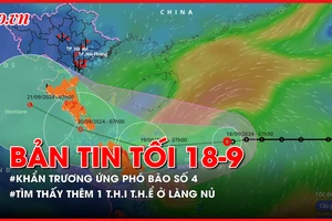 Bản tin tối 18-9 - Cảnh báo khẩn: bão số 4 vào vùng biển từ Quảng Trị - Quảng Nam, gió mạnh cấp 9