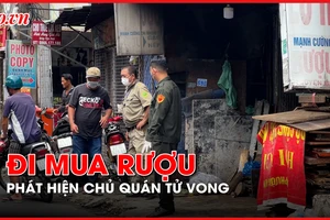 Đi mua rượu, tá hỏa phát hiện chủ quán tử vong
