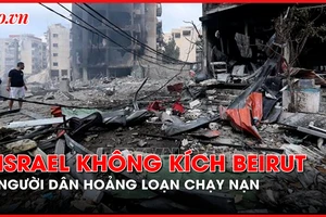 Israel không kích Beirut, hàng trăm người dân gấp rút rời bỏ nhà cửa