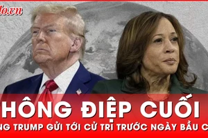 Thông điệp cuối ông Trump gửi tới cử tri trước ngày bầu cử Mỹ 2024