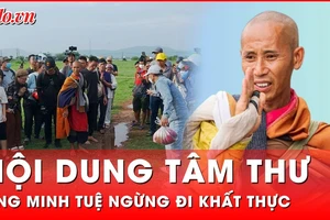 Tin nóng 18-11: Nội dung bức tâm thư của ông Minh Tuệ thông báo ngừng đi khất thực