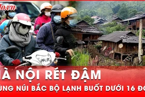 Rét đậm ở miền núi Bắc Bộ, nhiệt độ giảm sâu dưới 16 độ C