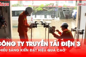 Công nhân trẻ Công ty Truyền tải điện 3 với nhiều sáng kiến đạt hiệu quả cao