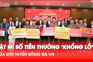 'Bật mí' số tiền thưởng 'khổng lồ' của Đội tuyển bóng đá Việt Nam đến hiện tại
