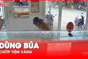 Video: Truy bắt các đối tượng dùng búa cướp tiệm vàng ở Di Linh 