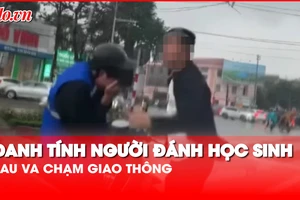 Video: Tìm ra nam thanh niên đánh tới tấp một học sinh sau va chạm giao thông 