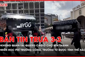 Bản tin trưa 03-03: Diễn biến vụ khiêng quan tài quảng cáo ở chợ Bến Thành; Miễn học phí trường công, trường tư được tính thế nào?