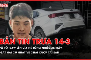 Bản tin trưa 14-3: Ô tô 'bay' lên vỉa hè tông nhiều xe máy; Thanh niên sát hại bà cụ nhặt ve chai để cướp tài sản