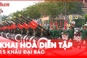 Video: Trận địa pháo khai hỏa diễn tập, sẵn sàng cho đại lễ 30-4 tại TP.HCM