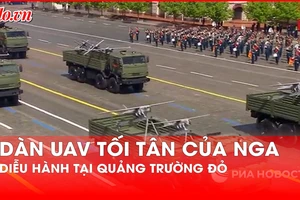 UAV hiện đại lần đầu xuất hiện trên Quảng trường Đỏ