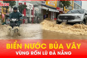 Video: Biển nước bủa vây vùng rốn lũ TP Đà Nẵng