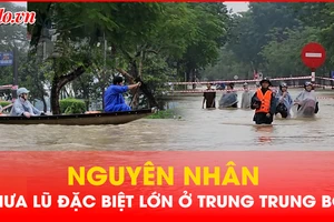 Mưa lũ đặc biệt lớn ở các tỉnh miền Trung, nguyên nhân vì sao?
