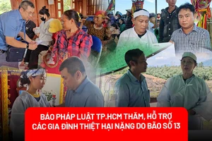 Sự sẻ chia của bạn đọc PLO đã đến kịp thời với bà con vùng bão lũ miền Trung