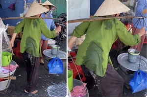 Cụ bà bị té đổ gánh chè được cộng đồng mạng tìm ủng hộ, người con nói gì?