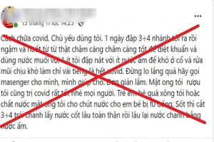 Không có chuyện dùng tỏi trị dứt COVID-19 trong vài giờ đồng hồ