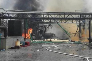 Lại nổ nhà máy hóa chất Trung Quốc, 7 người bị thương