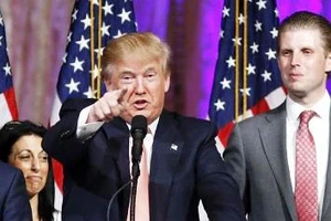 Con trai ông Donald Trump bị dọa giết
