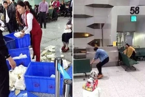 'Hỗn chiến' sân bay Trung Quốc: Hành khách ẩu đả với cảnh sát