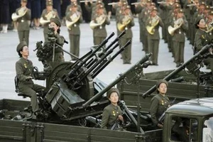 Ngoại ô thủ đô Triều Tiên dày đặc pháo phòng không