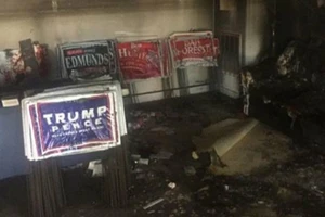 Văn phòng đảng Cộng hòa bị phóng hỏa