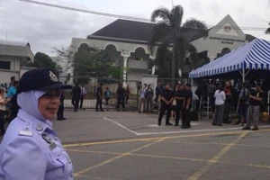 200 cảnh sát bảo vệ phiên xử nghi phạm Đoàn Thị Hương