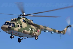 Trực thăng Mi-8MTPR-1 Nga lần đầu xuất hiện ở Syria